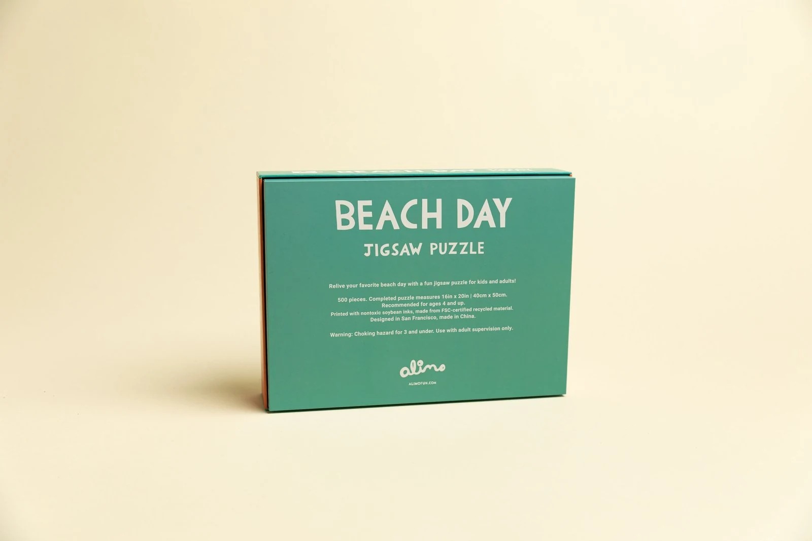 Alimo Beach Day Jigsaw Puzzle, 2020 — surf art, surf lifestyle art, ocean wall art by Alimo, post-pop surf artist Brooklyn NY — image 5 of 5