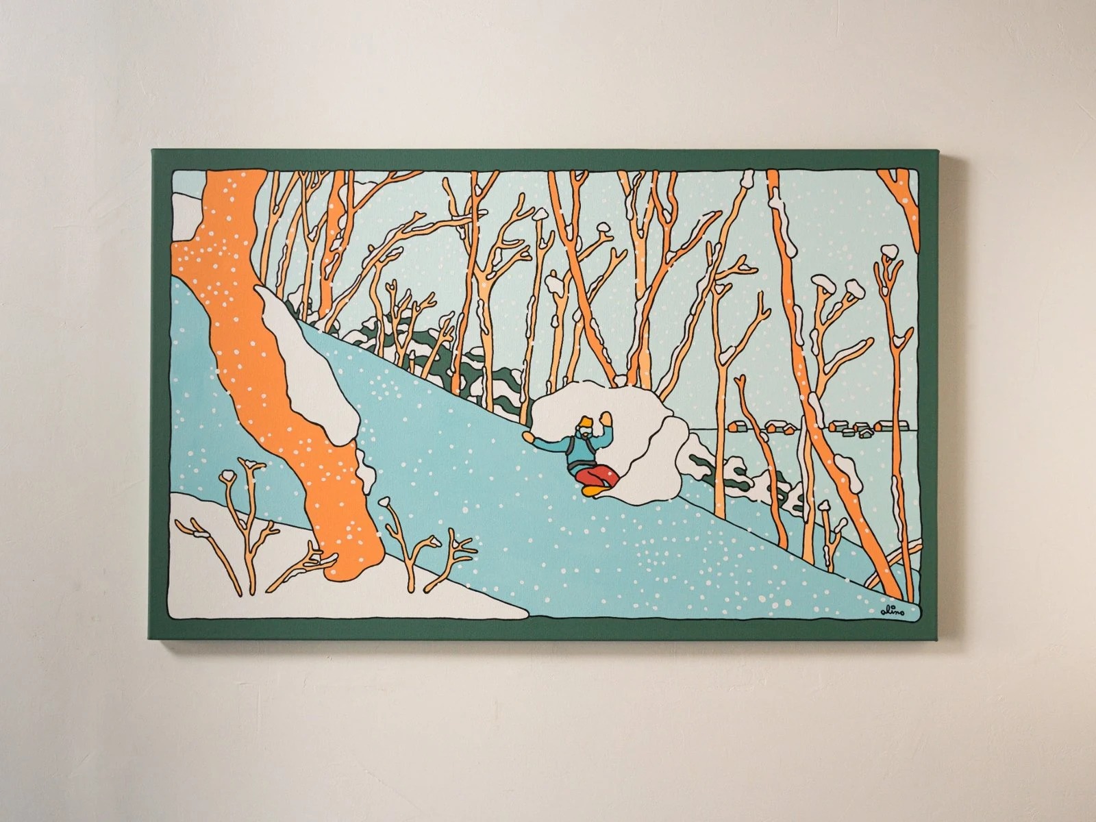 Japanuary, 2024 — Alimo x Nifty Gateway — Japan travel art, Japanese inspired illustration, Japan surf art, surf lifestyle brand art, art collaboration by Alimo, post-pop surf artist Brooklyn NY — image 1 of 4