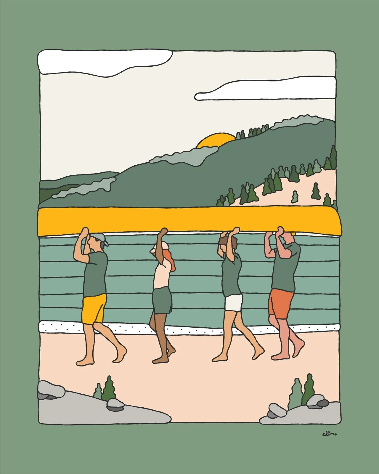 Alimo — Canoe Time, Digital Edition — Summer Time, Nifty Gateway 2023