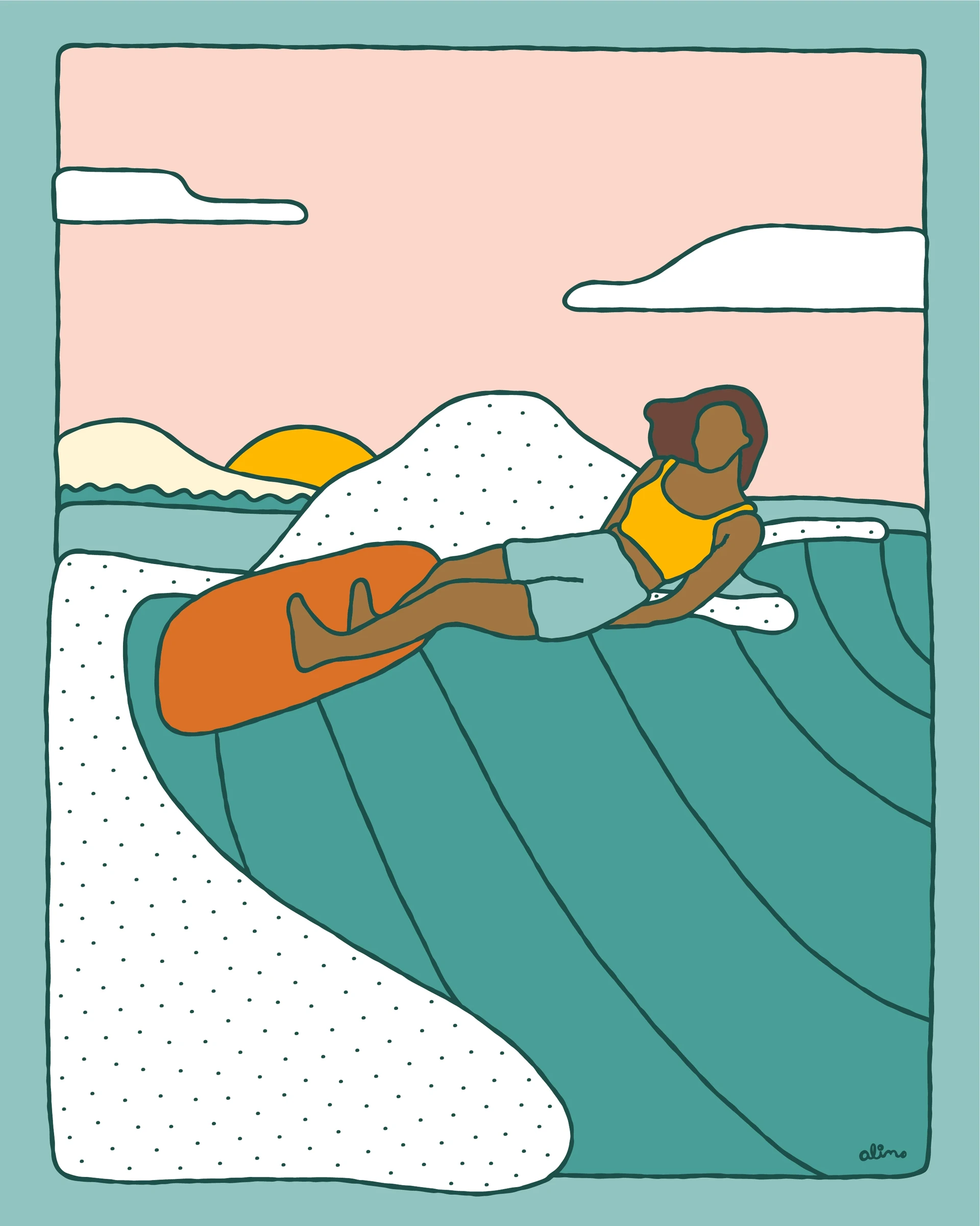 Alimo — Lazy Mondays, Digital Edition — Community Surf, Transient Labs 2025