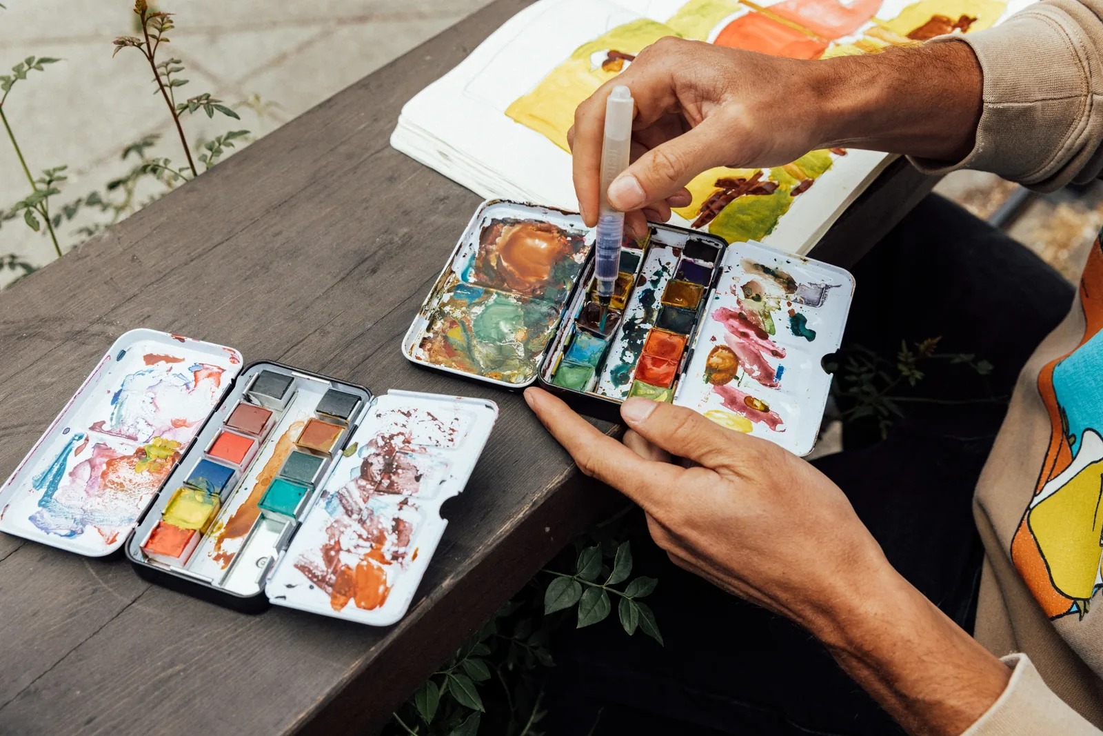 Alimo x The James Brand, 2021 — surf lifestyle brand art, art collaboration by Alimo, post-pop surf artist Brooklyn NY — image 4 of 6
