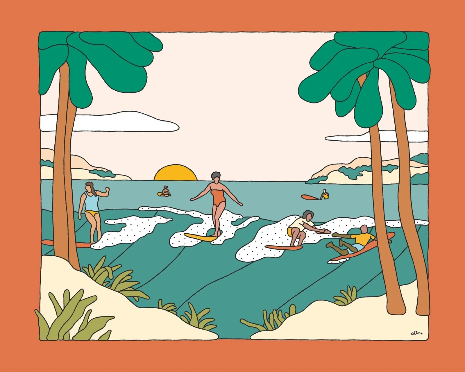 Alimo — Party Time, Digital Edition — Let's Go Surf, Nifty Gateway 2023