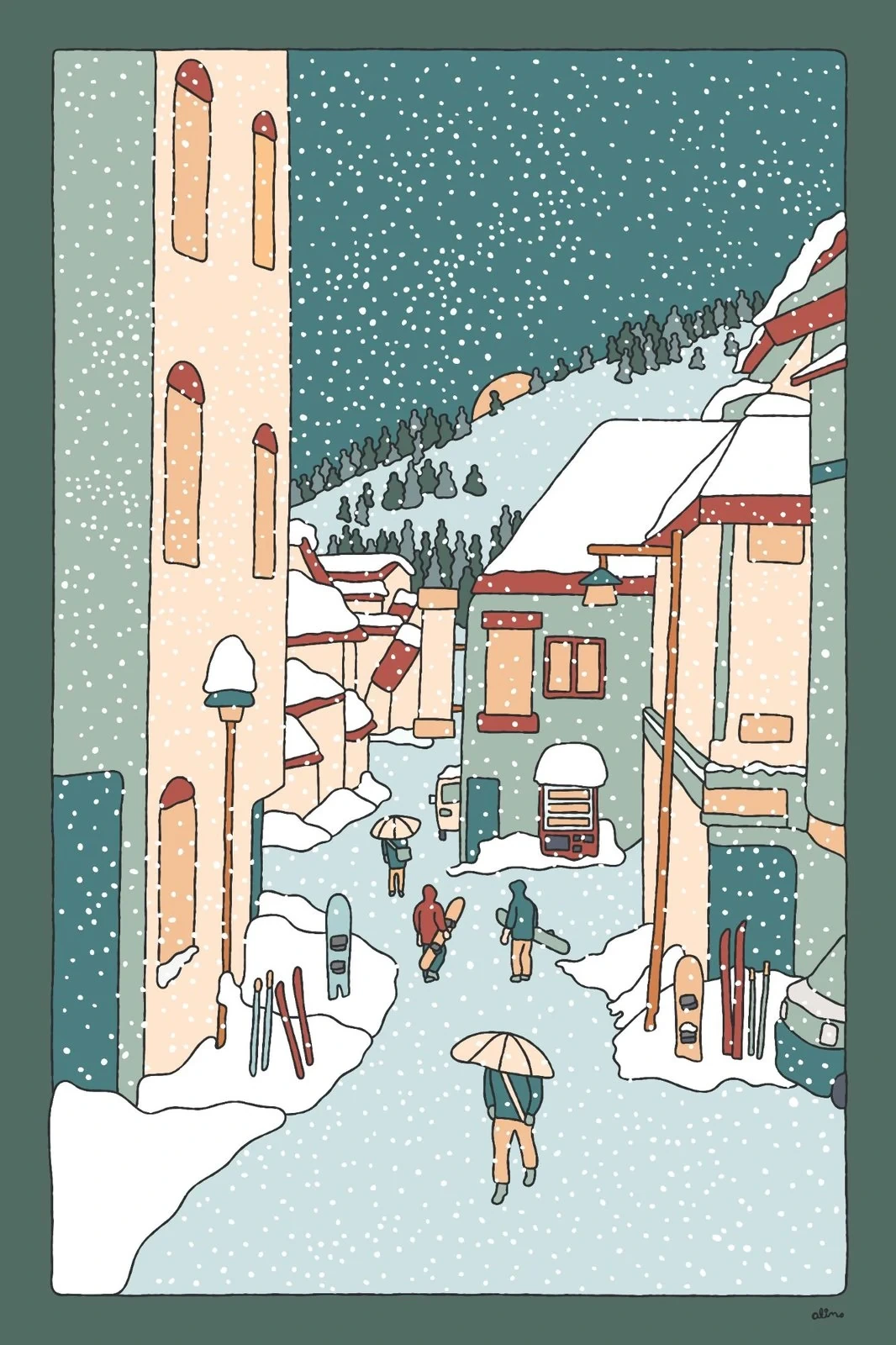 Alimo — Yukimura Village, Digital — Japanuary, Nifty Gateway 2024